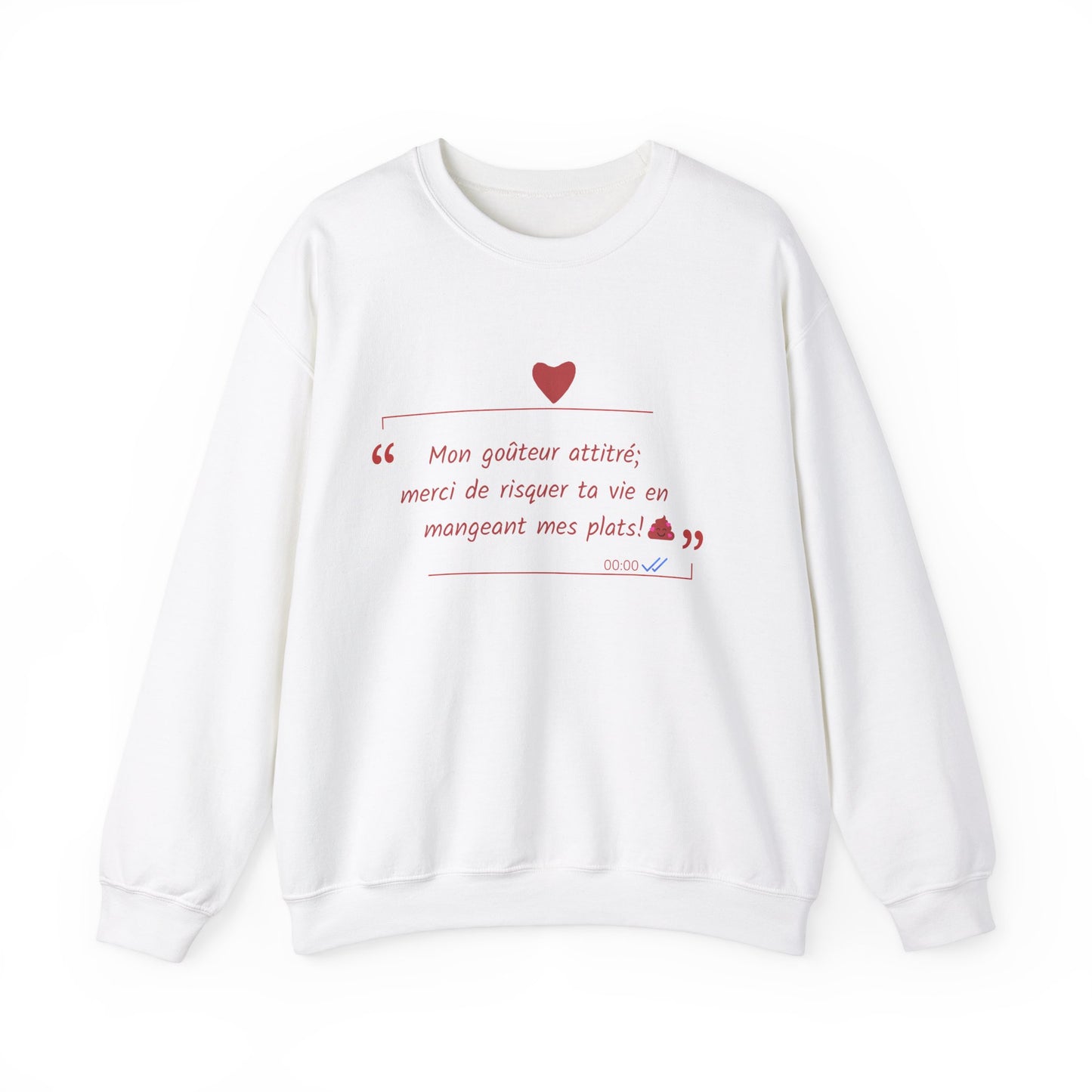 Unisex Sweatshirt: Love declaration Sucré Salé 2