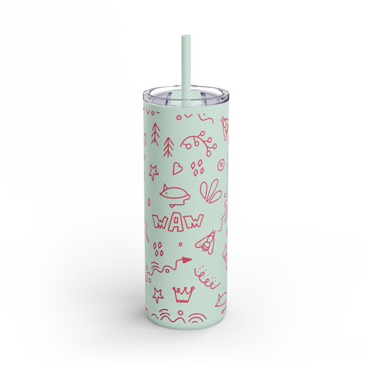 Motif Skinny Matte Tumbler, 20 oz