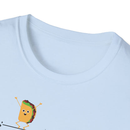 Funny Softstyle T-Shirt: Happiness Taco