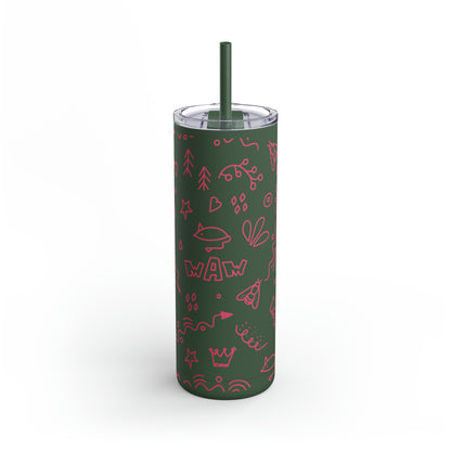 Motif Skinny Matte Tumbler, 20 oz