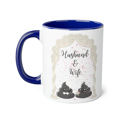 Funny 11oz Mugs - Husband & Wife