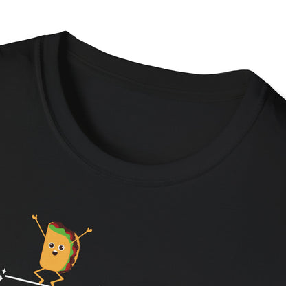 Funny Softstyle T-Shirt: Happiness Taco