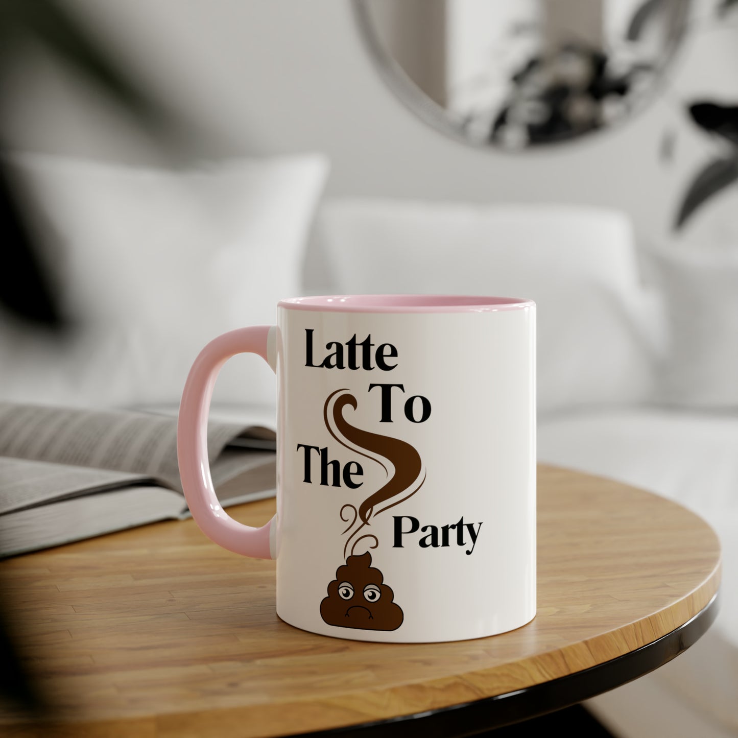 Tasses amusantes de 11 oz - Latte à la fête